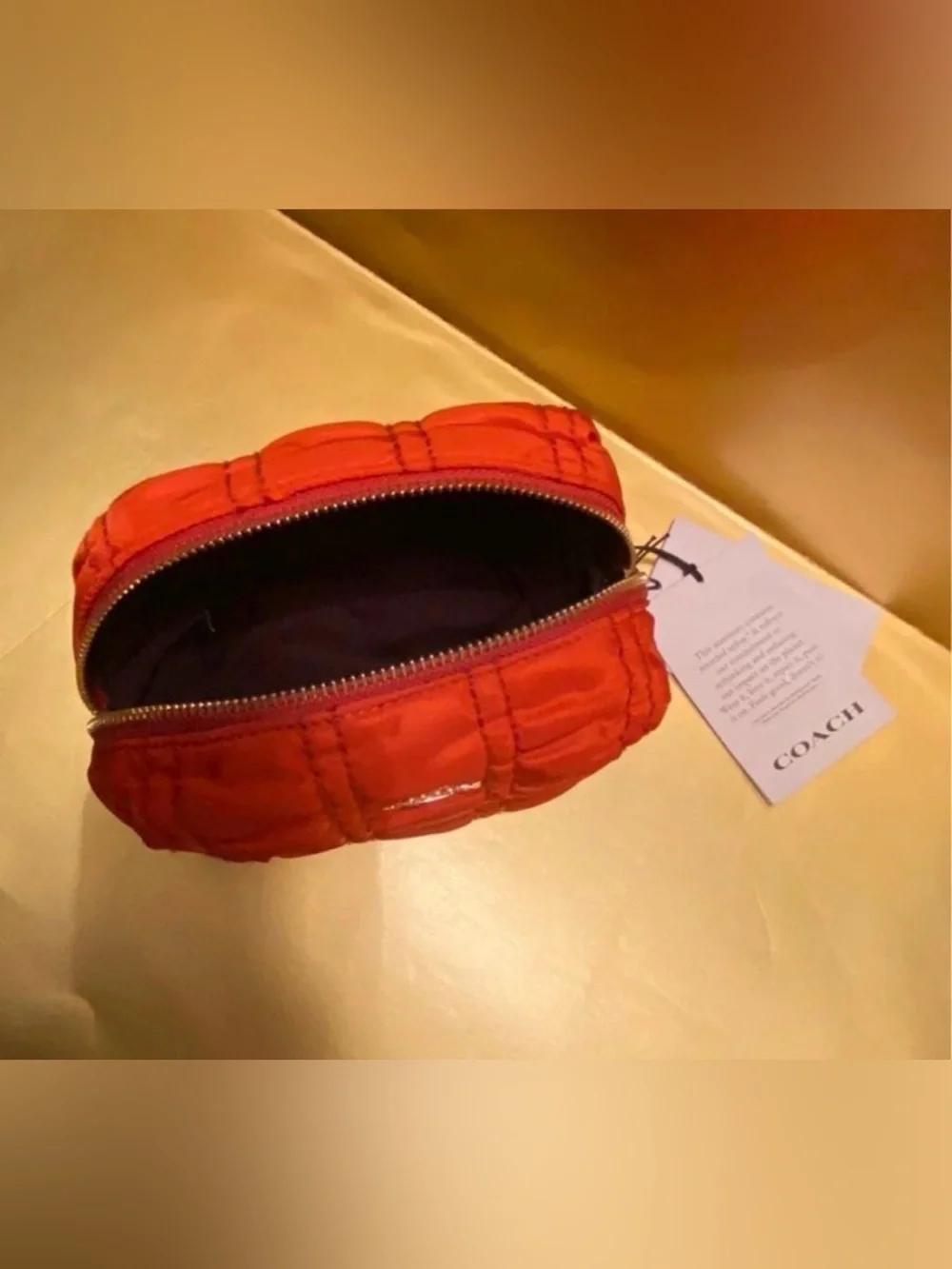 Coach Small Boxy Cosmetic Case C4224 IM/Mango